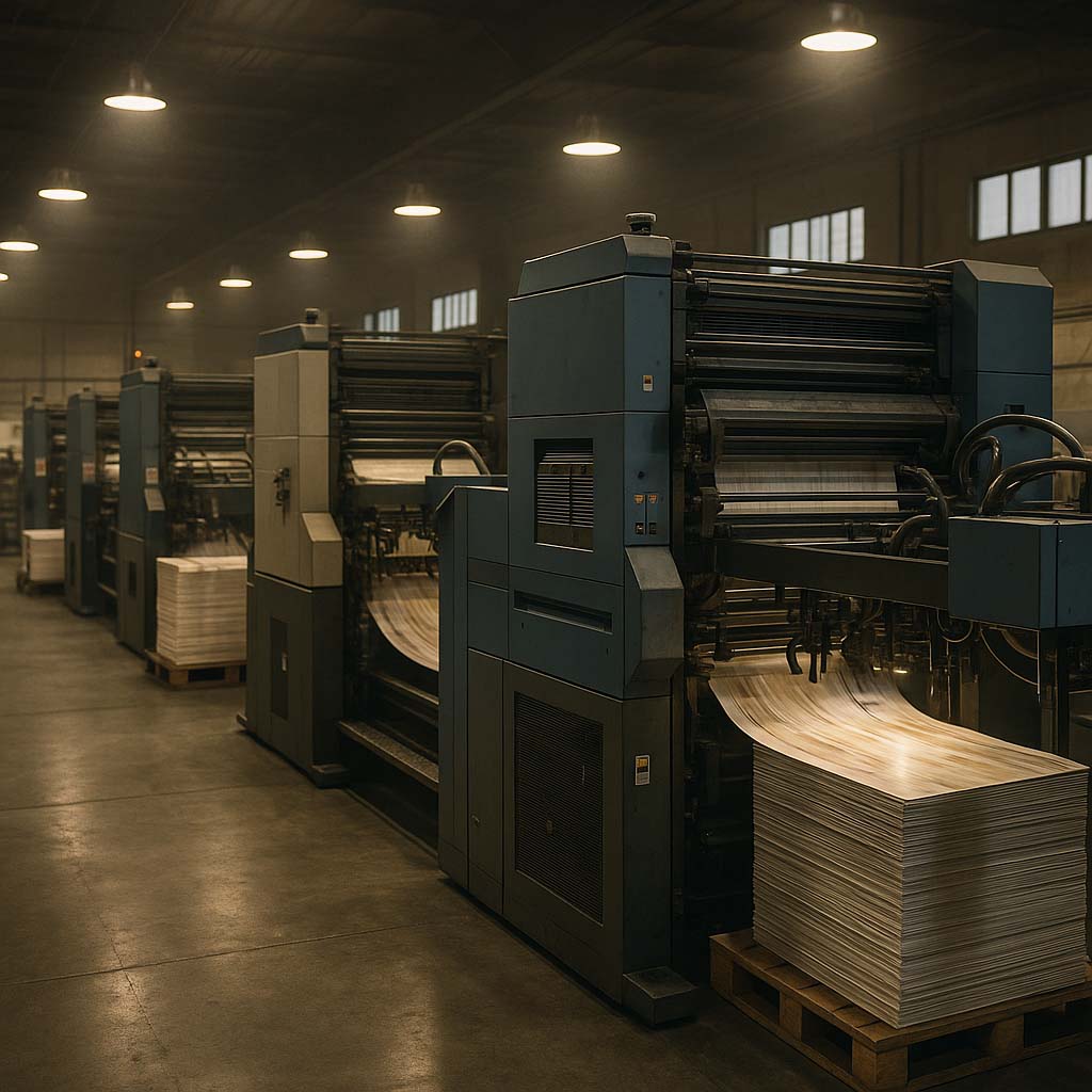 چاپ صنعتی و بسته بندی بزرگ مقیاس: تکنولوژی های نوین در چاپ افست