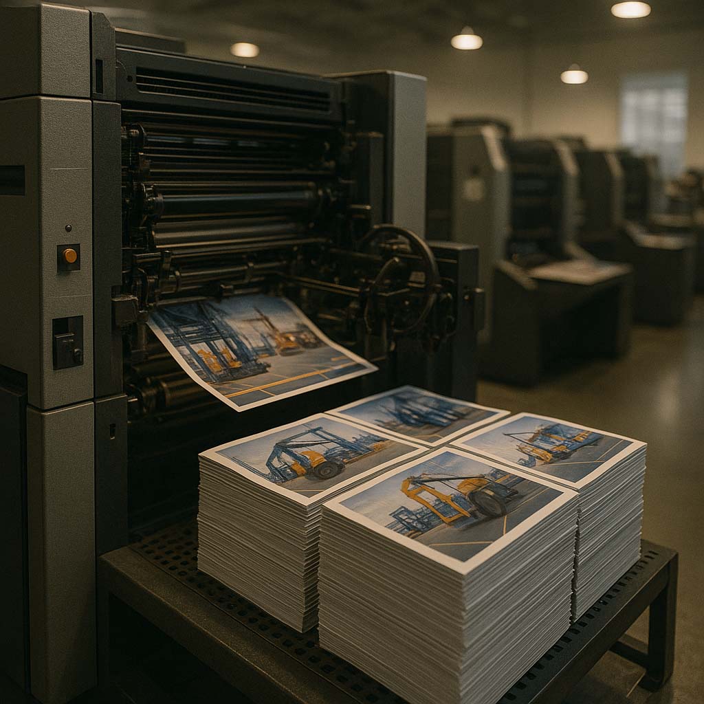 چاپ تیراژ بالا برای نمایشگاه ها و همایش های صنعتی: راهنمای استفاده از چاپ افست