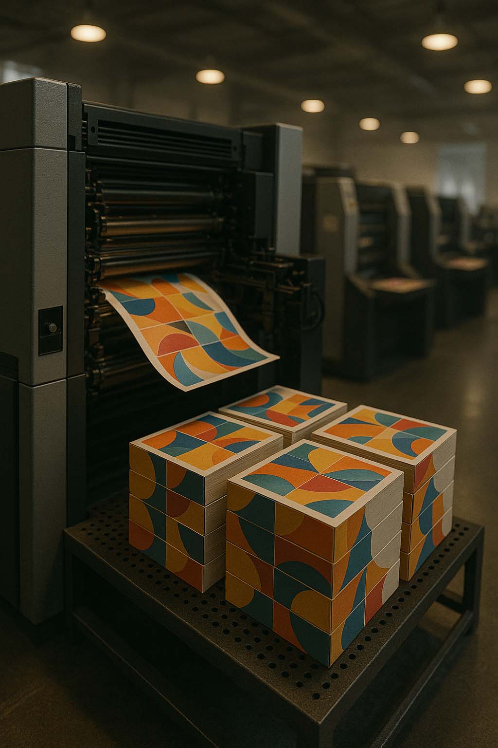 چاپ بسته بندی چندرنگ با چاپ افست: نکات طراحی، قالب و اجرا