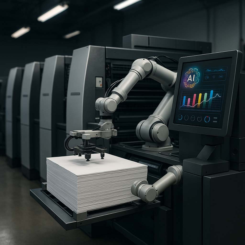 هوش مصنوعی در چاپ و بسته بندی: از پیش بینی خطا تا بهبود کیفیت و زمان تحویل