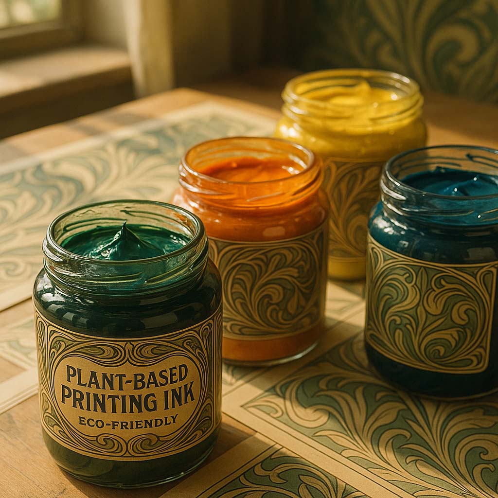 جوهرهای گیاهی و پایه آب: جایگزین های سبز در چاپ