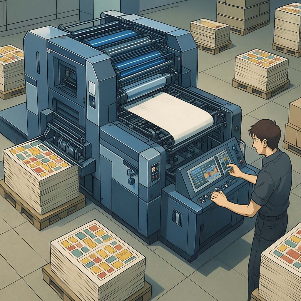 راهنمای انتخاب چاپ افست برای چاپ بسته‌بندی تولیدی‌های بزرگ
