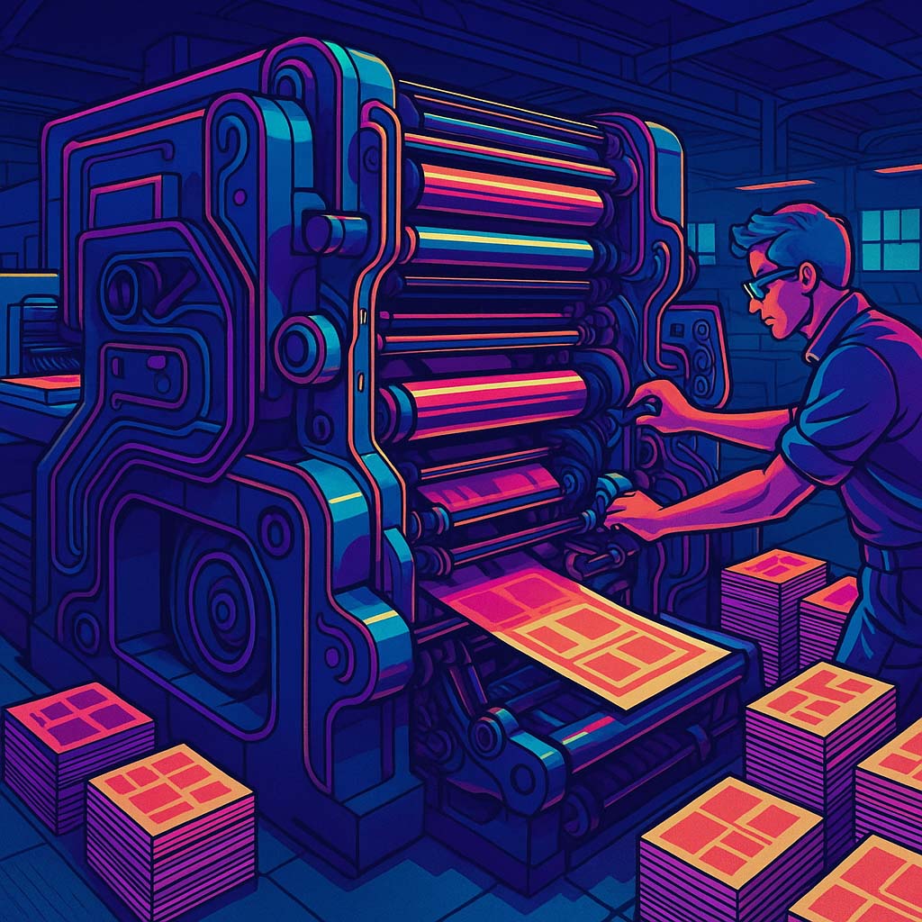 چاپ تیراژ بالا: مزایا، چالش‌ها و انتخاب مناسب برای تولیدی‌ها