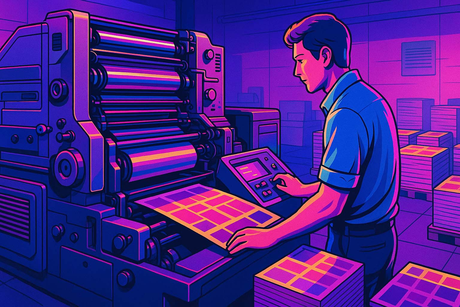 چهار روش بهینه‌سازی فرآیند چاپ سازمانی برای حجم زیاد با چاپ افست