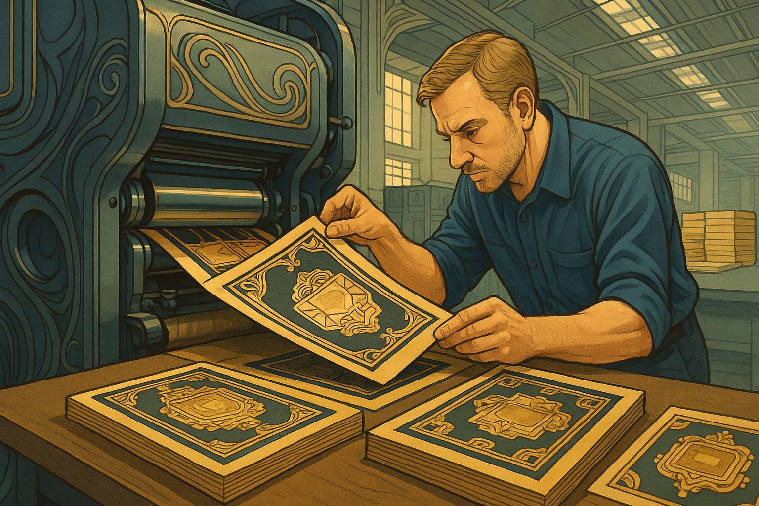 چاپ جعبه با کیفیت بالا: نقش چاپ افست در بسته‌بندی لوکس