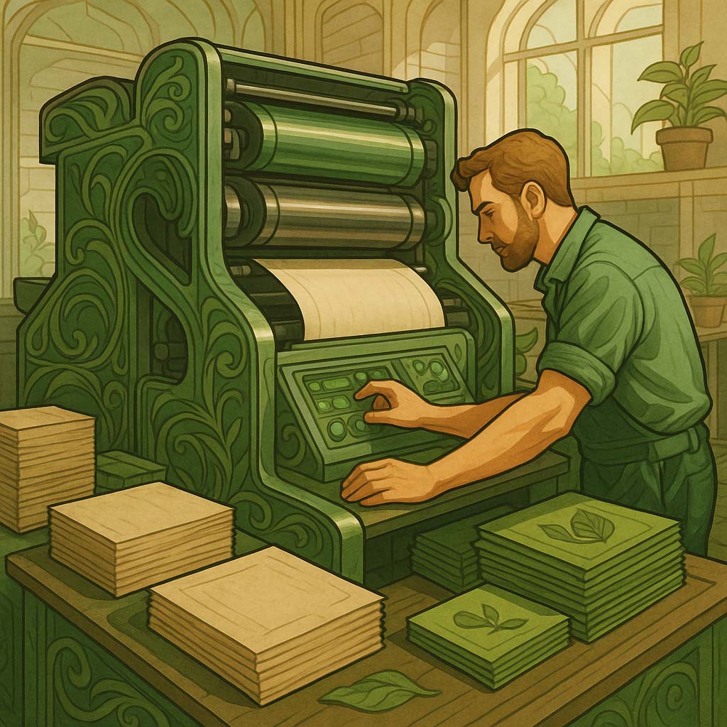 چاپ بسته‌بندی سازگار با محیط‌زیست؛ چاپ افست سبز چگونه امکان‌پذیر می‌شود؟