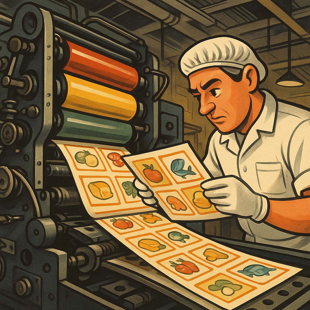 چاپ جعبه برای صنایع غذایی: نکات تخصصی در چاپ افست