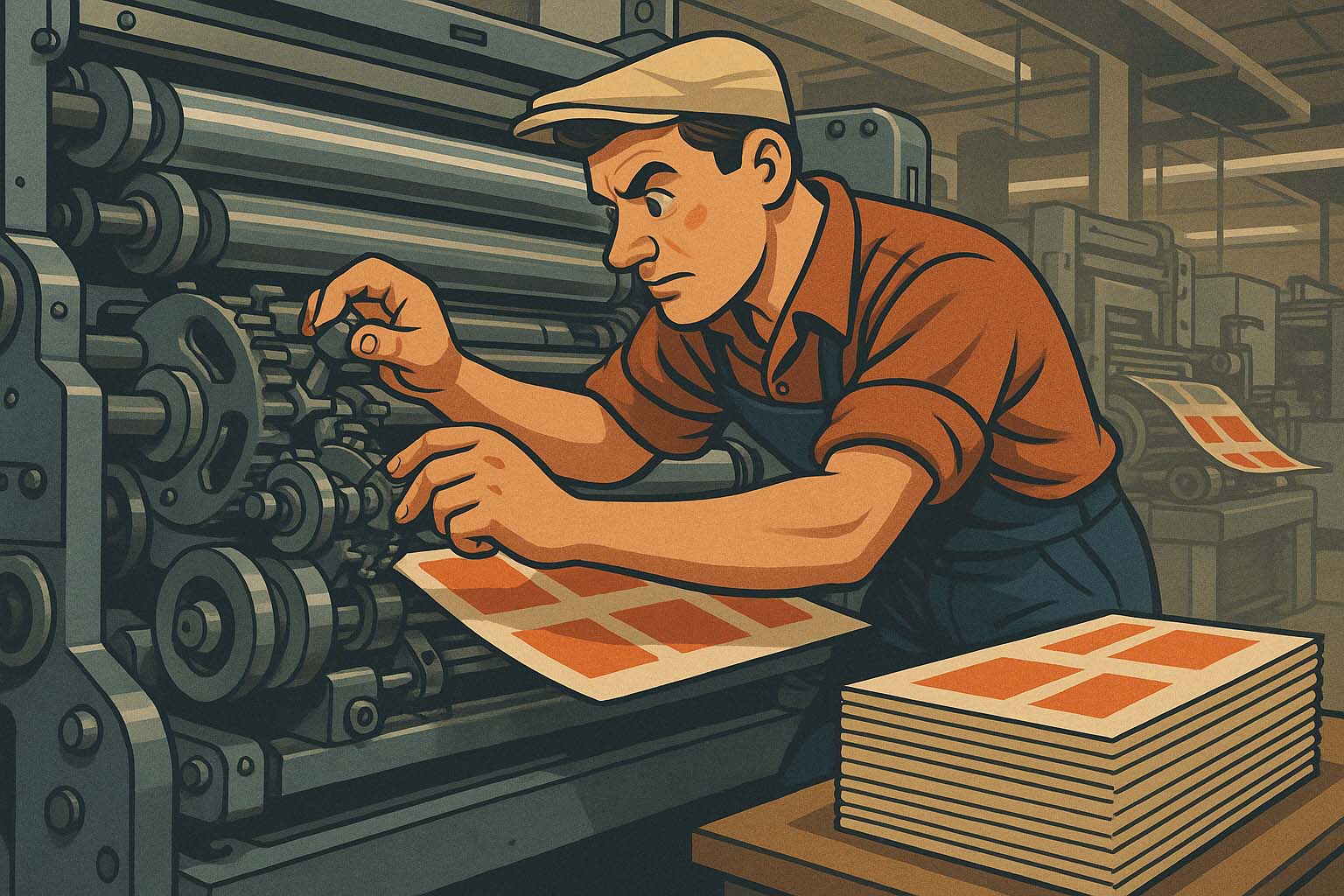 چاپ صنعتی با چاپ افست برای تولید قطعات بسته‌بندی: چالش‌ها و راه‌حل‌ها