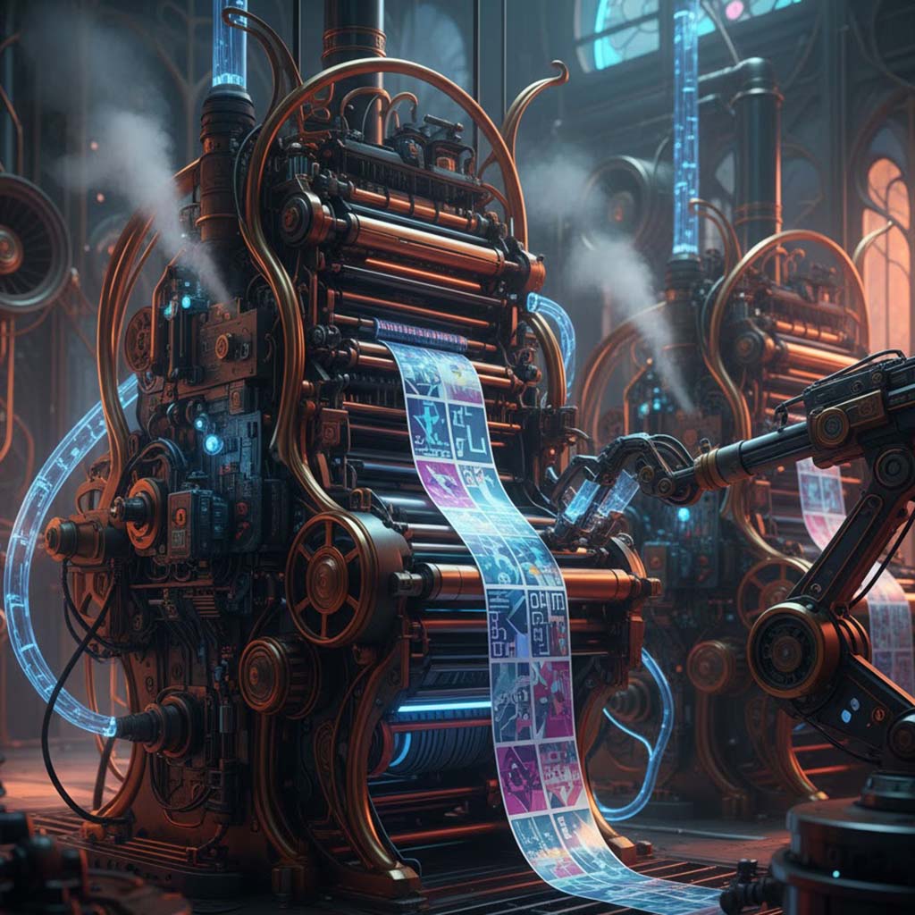 چاپ داده های متغیر شخصی سازی محتوا در مقیاس انبوه