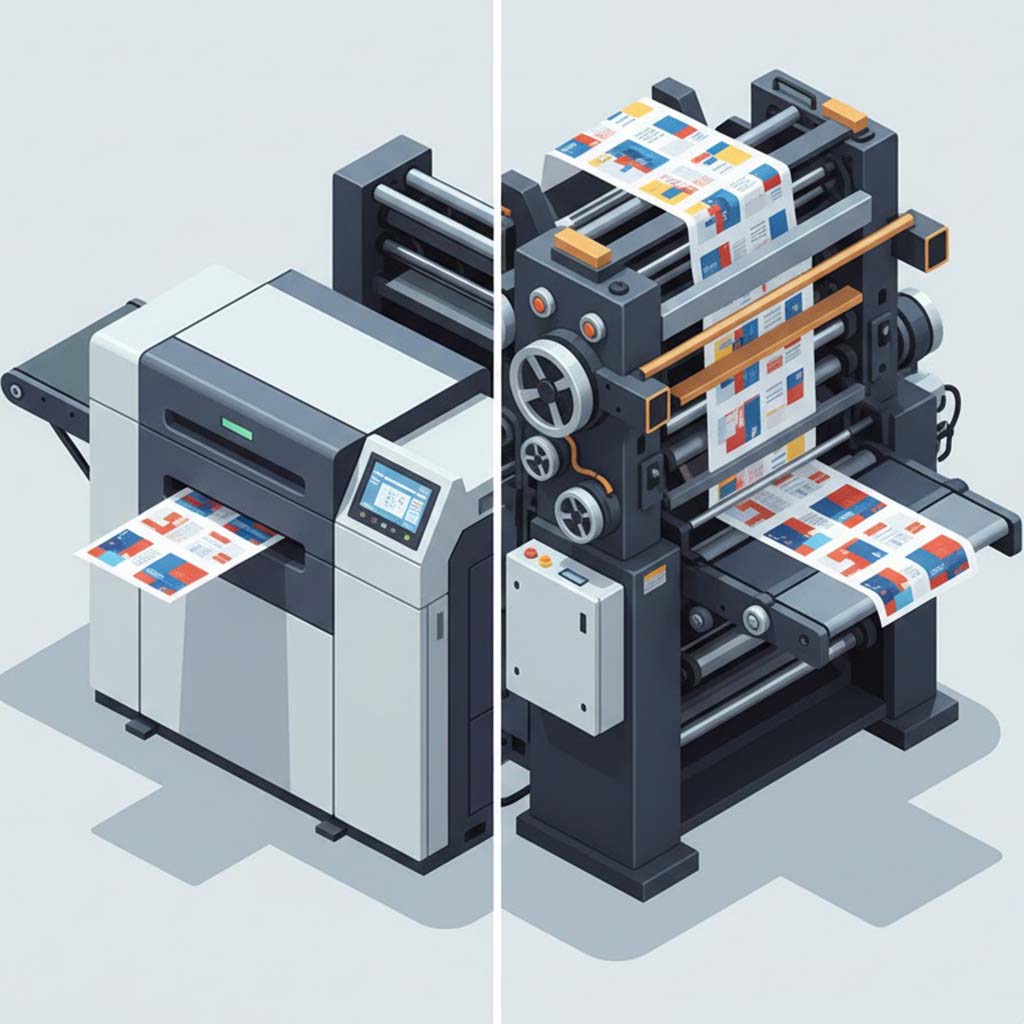 چاپ ترکیبی دیجیتال افست: بهترین های دو دنیا