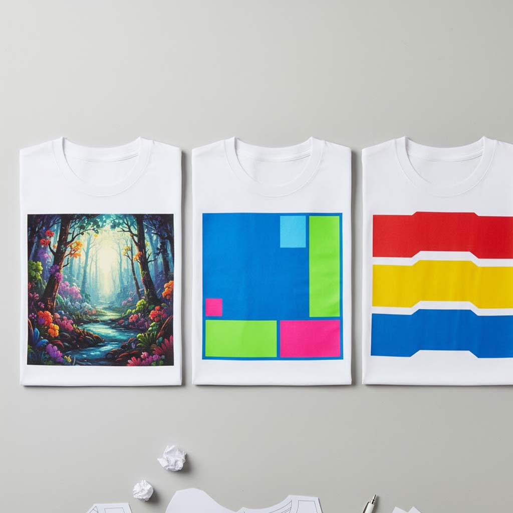 چاپ تیشرت: مقایسه تکنیک های DTG، DTF و سيلک اسکرين